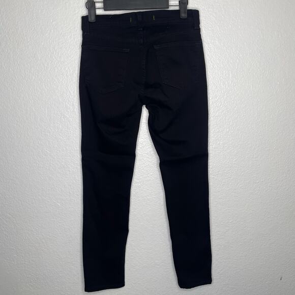 J. Brand Womens Jeans Size 25 Black Skinny Leg Denim Dark Wash Causal Wear - Picture 2 of 14